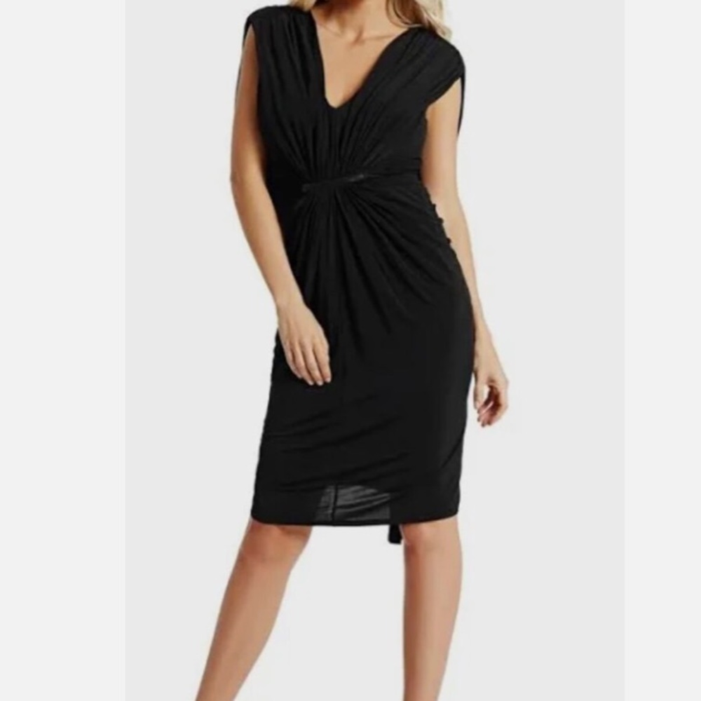 Marciano Open Back Black Dress